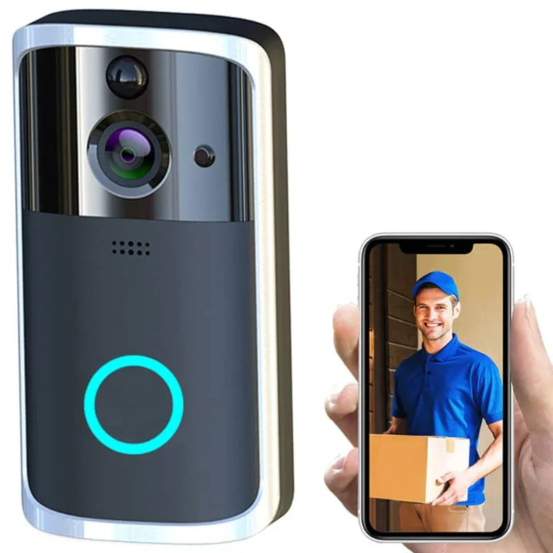 Smart WiFi Video Doorbell Camera with Two-Way Audio & Night Vision