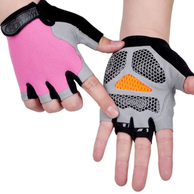 Anti Slip Breathable Half Finger Gloves