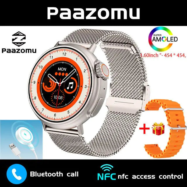 AMOLED 1.6 Inch. Fitness Smart Watch