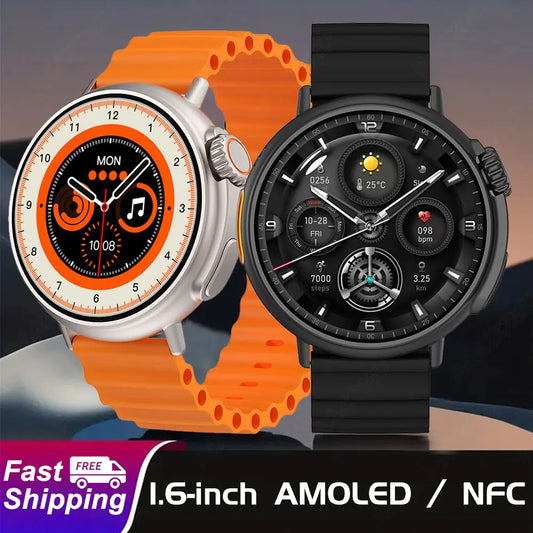 AMOLED 1.6 Inch. Fitness Smart Watch