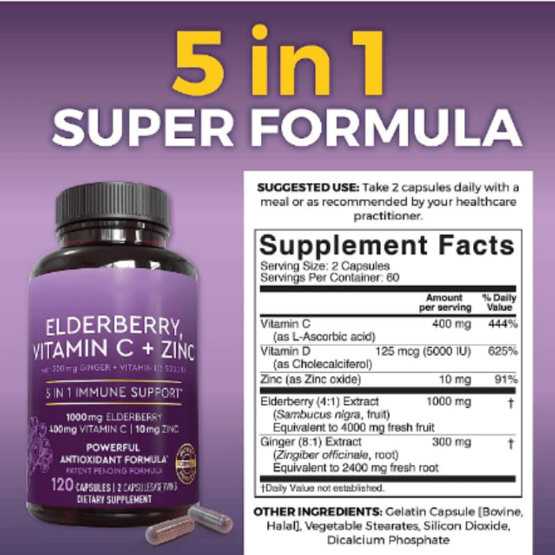 Suplemento para el apoyo inmunitario y antioxidante