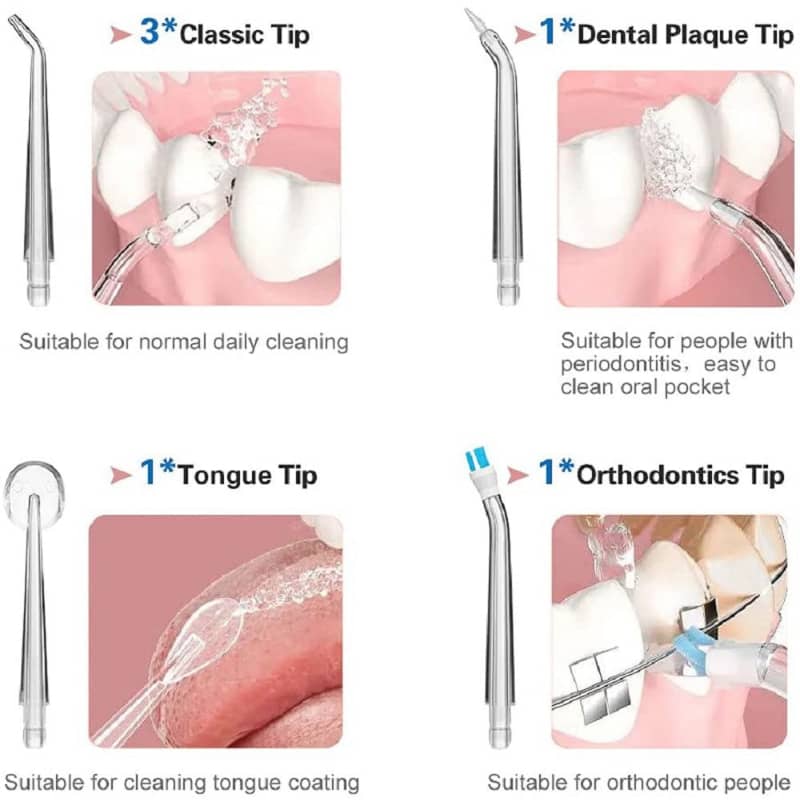 Portable Water Flosser – USB Rechargeable Oral Irrigator | 3 Modes & IP7 Waterproof