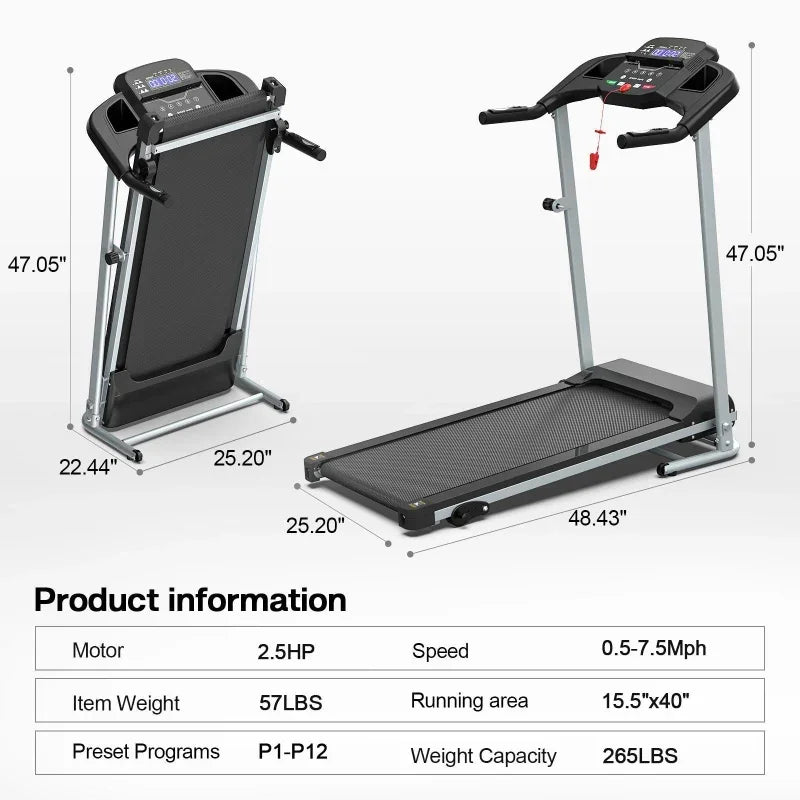 Foldable Treadmill for Home