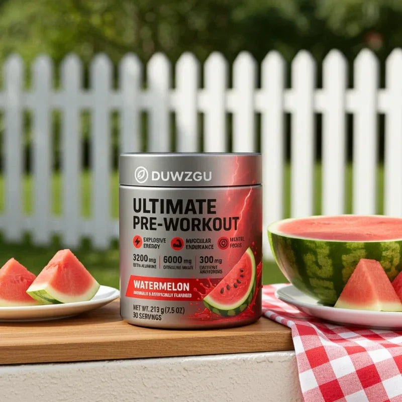 Pre-Workout Supplement - Watermelon Caffeine Boost