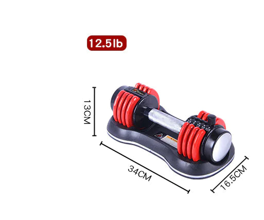 Adjustable 12KG/6KG Dumbbells for Home Gym Use