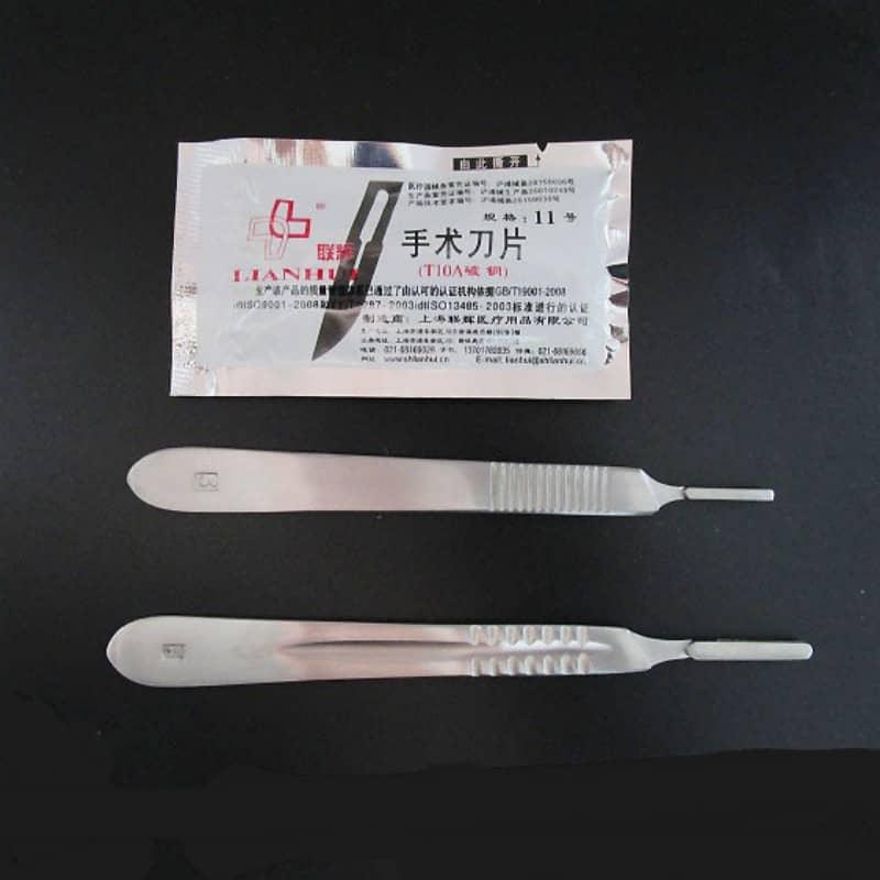 Precision Scalpel Handle & Blade Set – Stainless Steel Craft Knife Tool