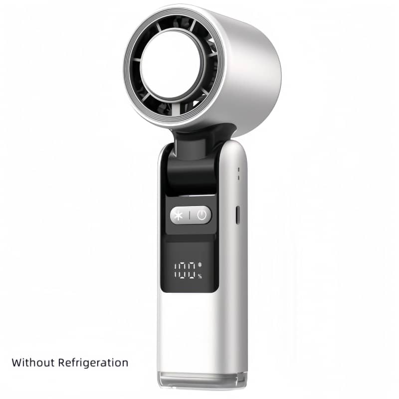 Portable USB Handheld Fan with Digital Display