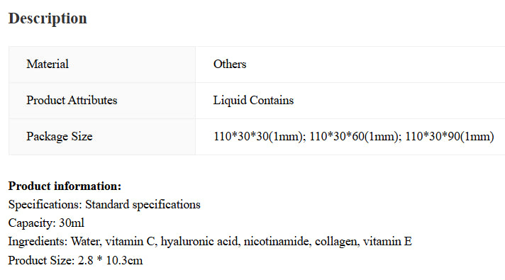 Facial Moisturizing Skin Rejuvenation Care Solution/Skin care