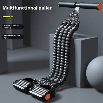 Pedal Chest Expander & Resistance Puller – Unisex Home Fitness Training
