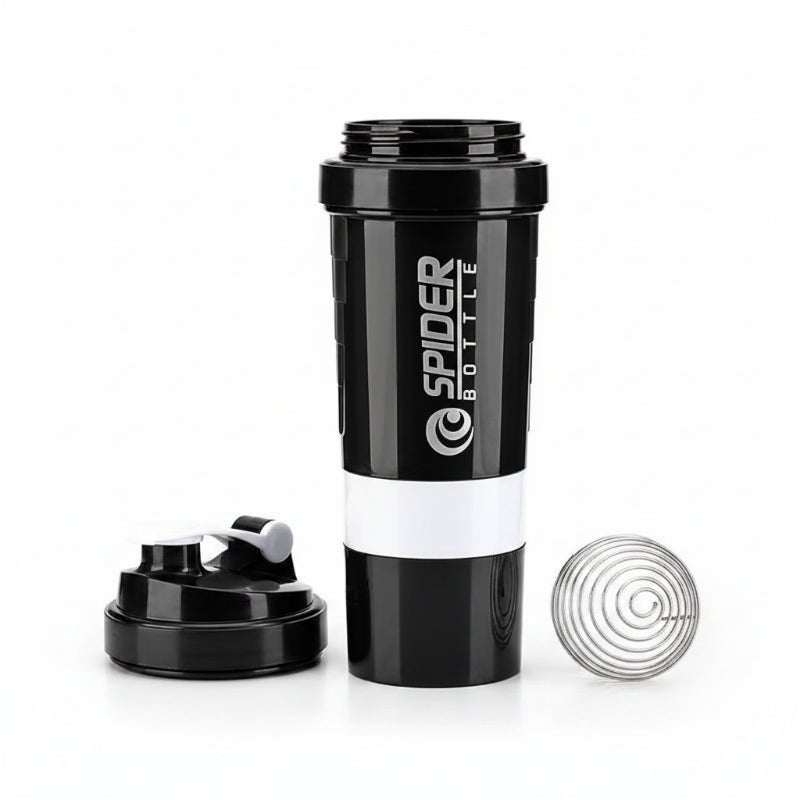 Black shaker, with white color in the middle.
