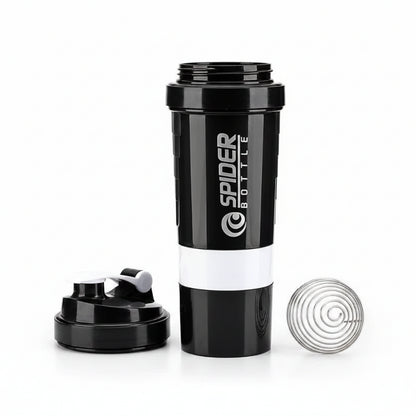 Black shaker, with white color in the middle.