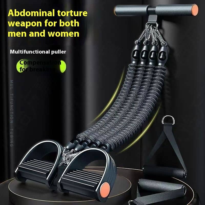 Pedal Chest Expander & Resistance Puller – Unisex Home Fitness Training