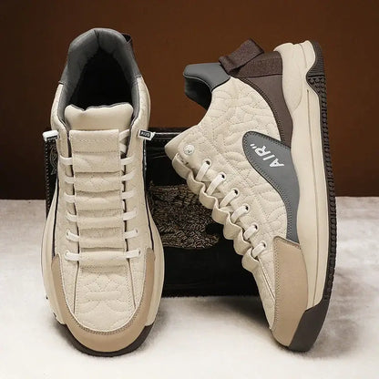 Sport Platform Heightening Shoes for Men. Athletic Lift Sneakers - Hi Fitness Gym