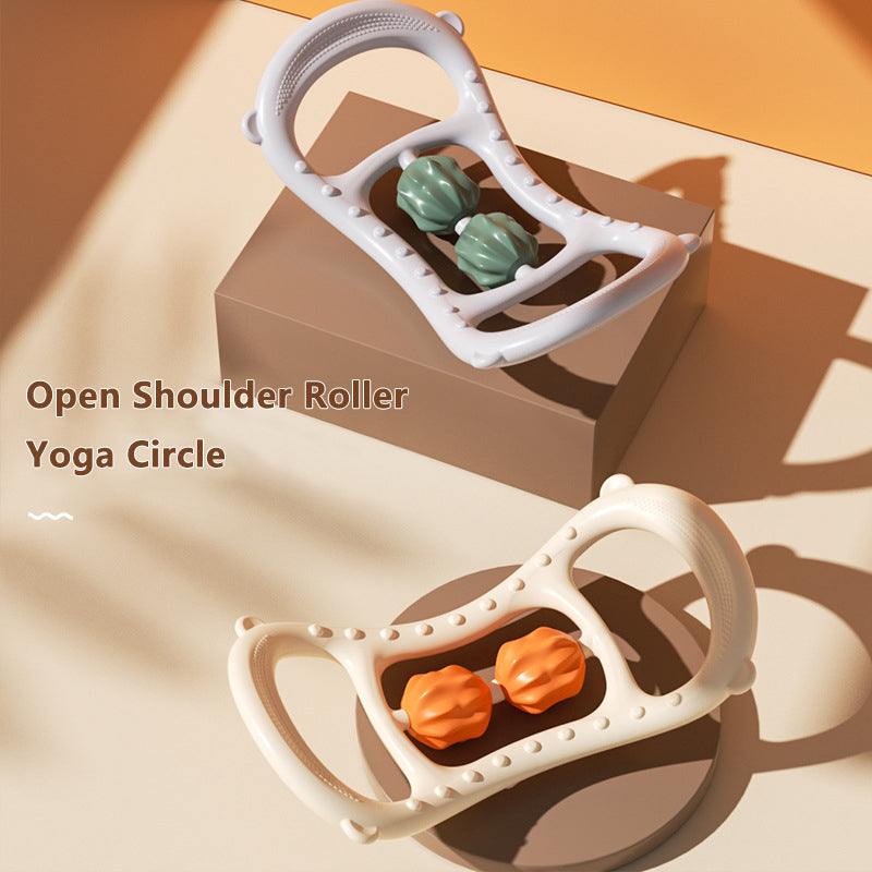 Soft Yoga Ring Magic Cycle Pilates Roller Back Tensioner Shoulder Neck Yoga Fitness Skinny Calf Fitness Artifact Fascia Massage - Hi Fitness Gym Crop Tank Top Leggings Set - Hi Fitness