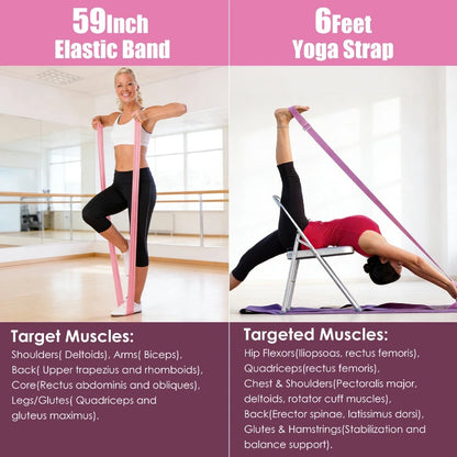 14-PC Pilates Ring & Yoga Kit for Women