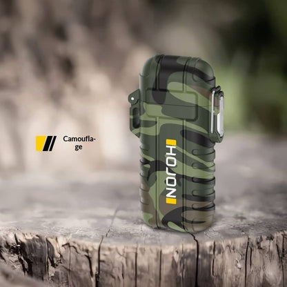 Camouflage-patterned device on a wooden surface with 'HONOR' branding.