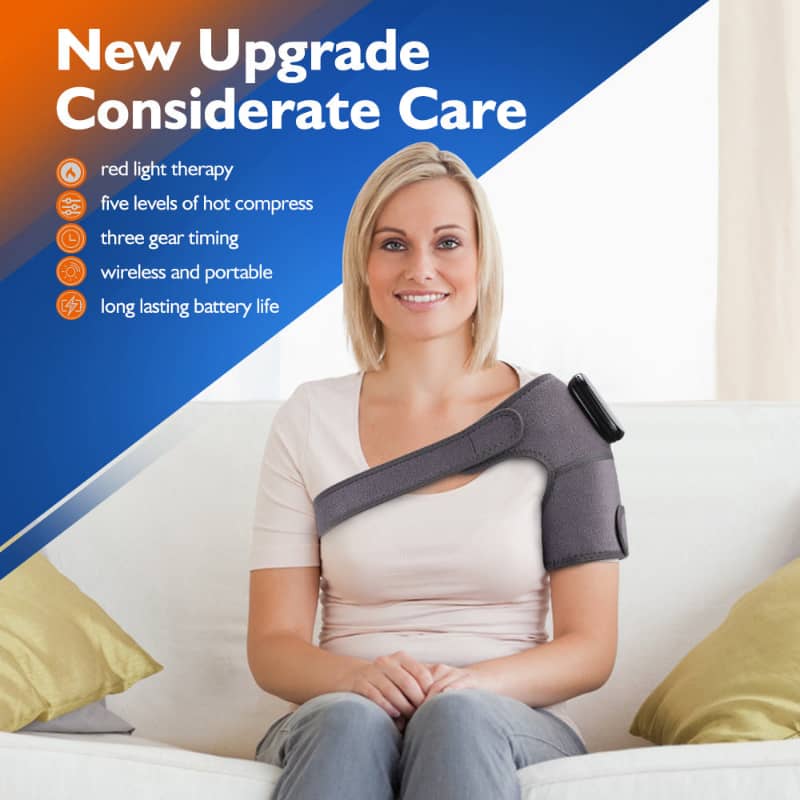 Shoulder brace device new upgrade considerate care features.