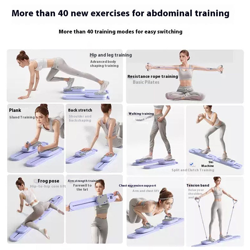 Multifunctional Split Pilates Fitness Board Training Equipment - Hi Fitness Gym Crop Tank Top Leggings Set - Hi Fitness