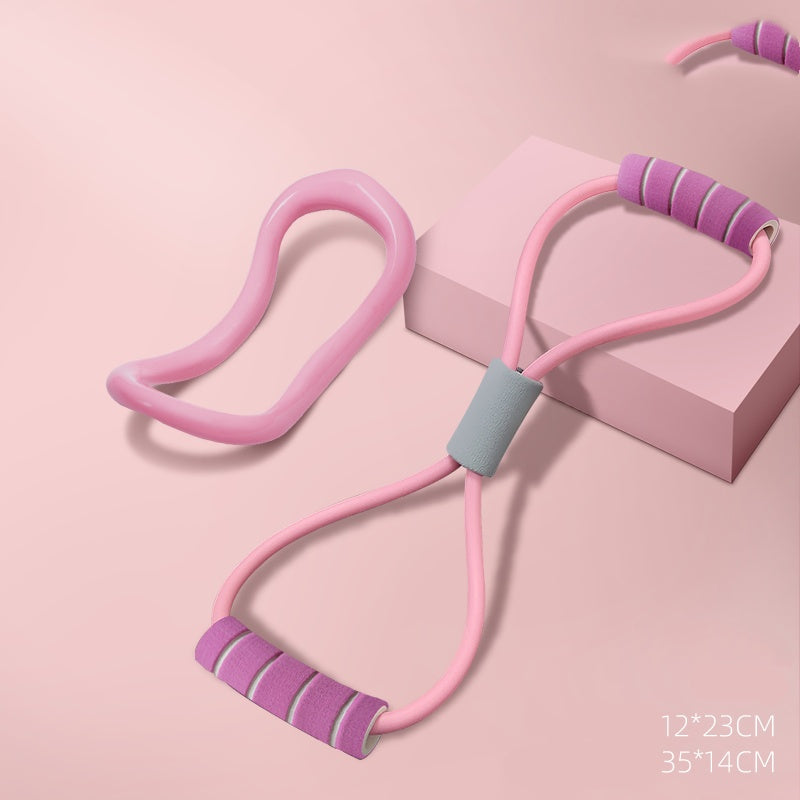 Eight-Shaped Elastic Rope Stretch Belt Exercise Arm Fitness Equipment - Hi Fitness Gym Crop Tank Top Leggings Set - Hi Fitness