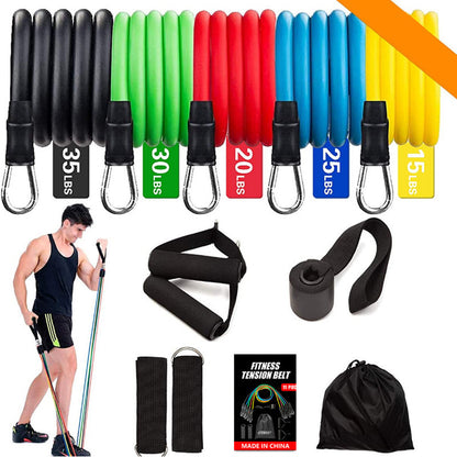 Elastic Rope Fitness Male Elastic Band Chest Muscle Training Equipment Pull Band Resistance Band Fitness Equipment Home Pull Rope - Hi Fitness Gym Crop Tank Top Leggings Set - Hi Fitness