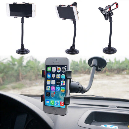 Car Phone Holder – 360° Windshield Suction Mount
