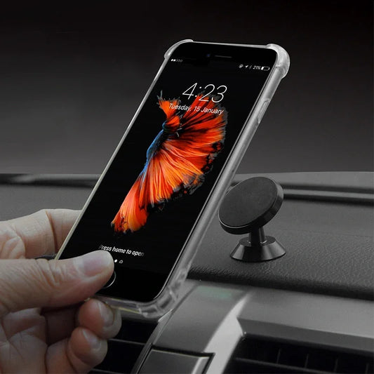 Magnetic Car Phone Holder – Universal Dashboard & Vent Mount