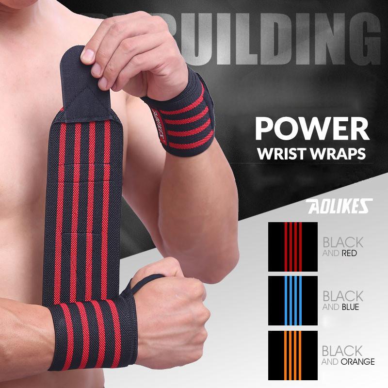 Power Wrist Wraps for Weightlifting & Gym Training. Adjustable Support for Strength, CrossFit & Bodybuilding - Hi Fitness Gym Crop Tank Top Leggings Set - Hi Fitness