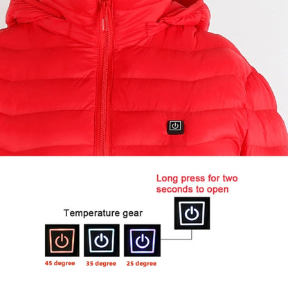 Winter Heated Jacket USB Electric Cotton Coat Zip-up Heater Thermal Clothing Heating Vest For Men - Hi Fitness Gym Crop Tank Top Leggings Set - Hi Fitness