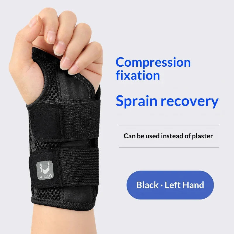 Double Strap Wrist Brace. Knuckle Pain Support & Adjustable Stabilization - Hi Fitness Gym Crop Tank Top Leggings Set - Hi Fitness