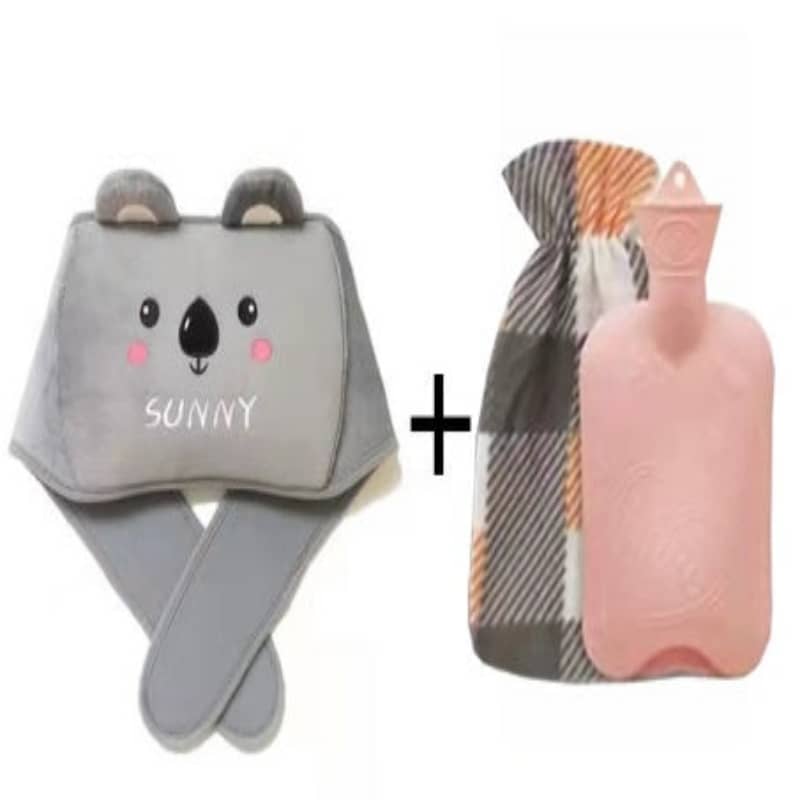 Plush Waist Warmer Belt – Hot Water Bottle Belly Band