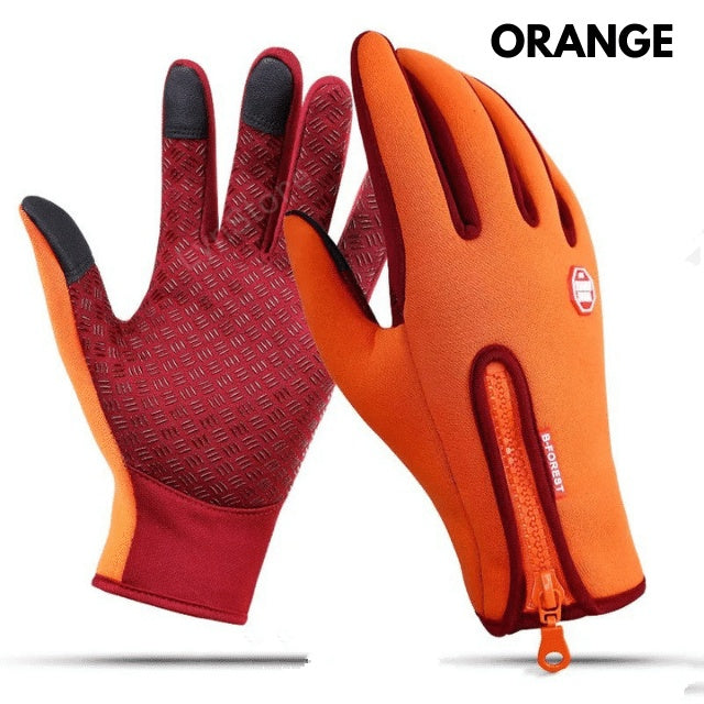 Winter Gloves Touch Screen Riding Motorcycle Sliding Waterproof Sports Gloves With Fleece - Hi Fitness Gym Crop Tank Top Leggings Set - Hi Fitness