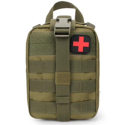 Tactical First Aid Kit Waist Bag - Waterproof Emergency Survival Pouch for Travel, Camping & Rescue - Hi Fitness Gym Crop Tank Top Leggings Set - Hi Fitness