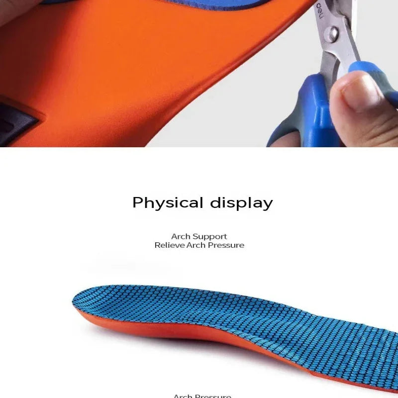 Men’s Thick Shock-Absorbing Sports Insoles. Comfortable Athletic Foot Support - Hi Fitness Gym Crop Tank Top Leggings Set - Hi Fitness
