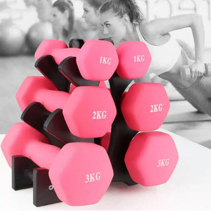 Fitness Dumbbell Rack. Compact Weight Storage Stand for Home Gym - Hi Fitness Gym Crop Tank Top Leggings Set - Hi Fitness