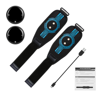 Upgrade 10 Pieces Touch Screen EMS Abdominal Muscle Belt Massage - Hi Fitness Gym Crop Tank Top Leggings Set - Hi Fitness