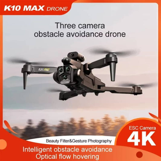4K Triple-Camera Foldable Drone with Obstacle Avoidance & Optical Flow