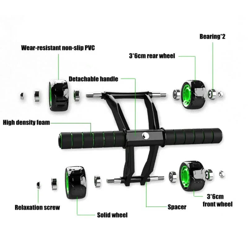 Diagram of a scooter frame with labeled parts on a white background