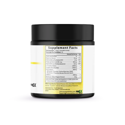 Pure Focus Pre-Workout — Lemonade | Clean Energy & Laser Focus