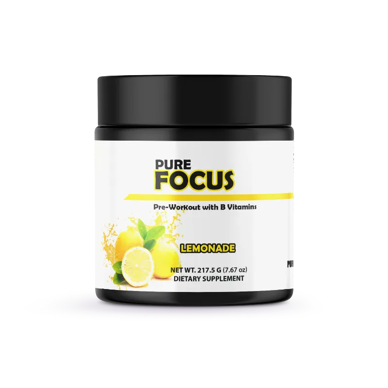 Pure Focus Pre-Workout — Lemonade | Clean Energy & Laser Focus