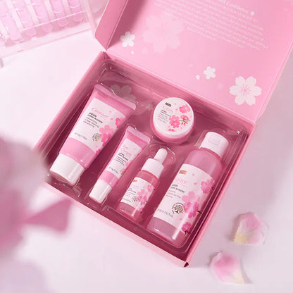 Japan Sakura Skincare Set - 5 Piece Face Care Kit/Skin care