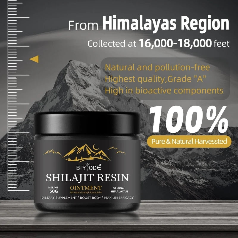 Himalayan Shilajit Resin with Ashwagandha & Gokshura