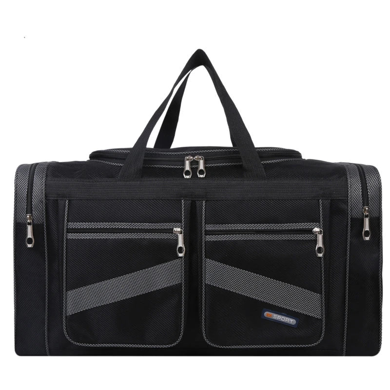 Foldable Large Capacity Tote Travel Bag – Waterproof Oxford Cloth Bag