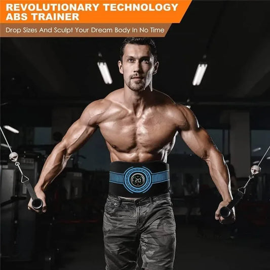 EMS Abdominal Muscle Trainer - Touch Screen Ab Belt.