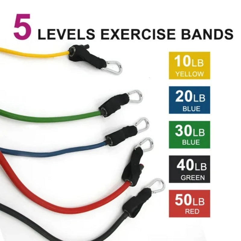 5-PC Resistance Bands Set