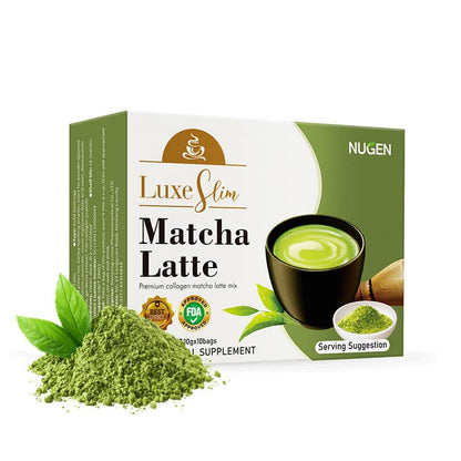 Southeast Asian Green Tea Latte with Collagen & Barley Grass