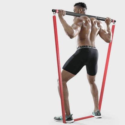 Resistance Band Push-Pull Training Bar – Home Bench Press & Strength Set