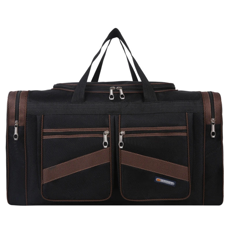 Foldable Large Capacity Tote Travel Bag – Waterproof Oxford Cloth Bag