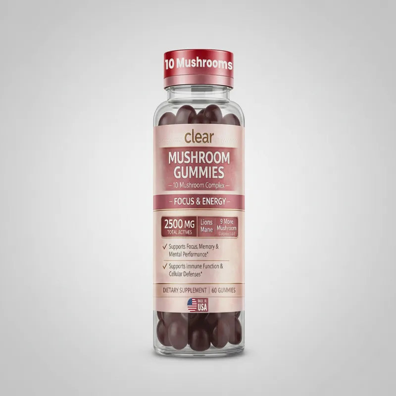 Mushroom Gummies — Lion's Mane Blend | Focus & Brain Support