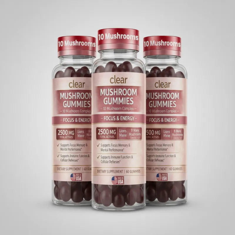 Mushroom Gummies — Lion's Mane Blend | Focus & Brain Support