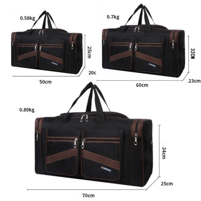 Foldable Large Capacity Tote Travel Bag – Waterproof Oxford Cloth Bag